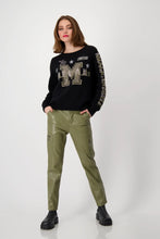 Load image into Gallery viewer, Monari Relax Jumper With Rhinestones
