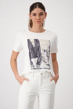 Load image into Gallery viewer, Biarritz Print Top with Rhinestones
