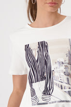 Load image into Gallery viewer, Biarritz Print Top with Rhinestones
