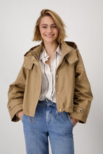 Load image into Gallery viewer, Hooded Jacket in Caramel
