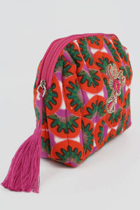 Lobster Quilted Cosmetic Bag