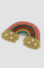 Load image into Gallery viewer, Rainbow Beaded Brooch
