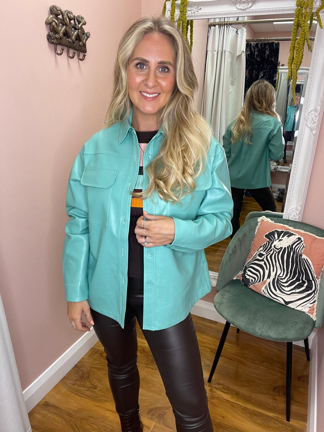 FRNCH Luna Turquoise Jacket