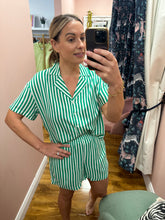 Load image into Gallery viewer, PCNYA Shirt Coord - Green Stripes
