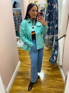 FRNCH Luna Turquoise Jacket