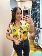 Load image into Gallery viewer, FRNCH Chelly Spicy Garden Blouse
