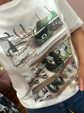 Load image into Gallery viewer, Shoe &amp; Bag Embellished T-Shirt
