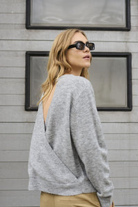 Kaffe Kamalene Open Back Pullover