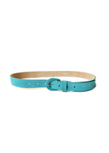 Load image into Gallery viewer, FRNCH Turquoise Leather Belt
