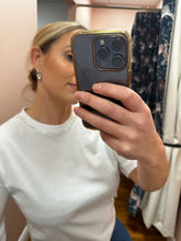 Load image into Gallery viewer, Kaffe Kaivana White Embellished Tshirt
