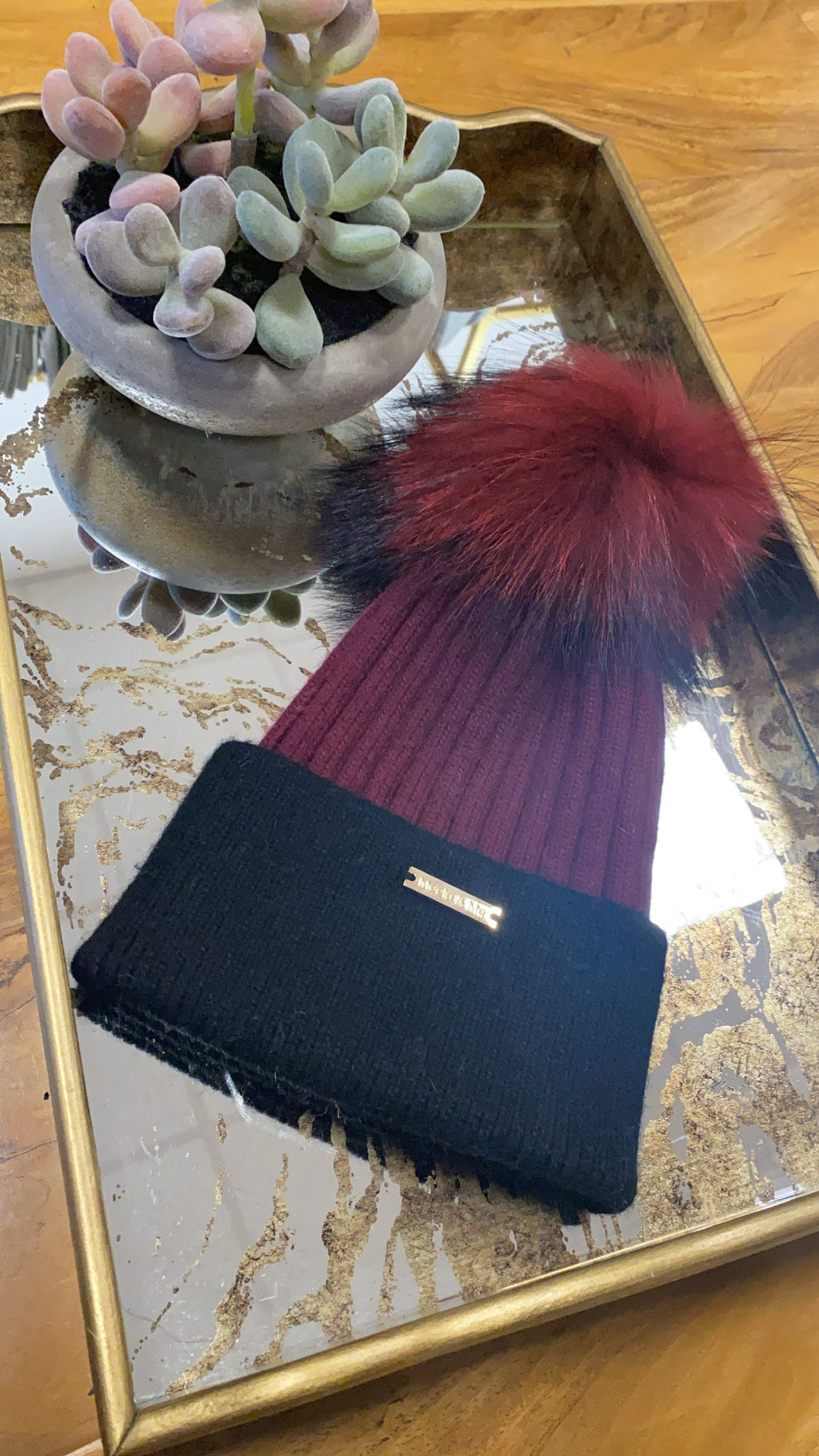 Angora Luxe Pom Pom Hat